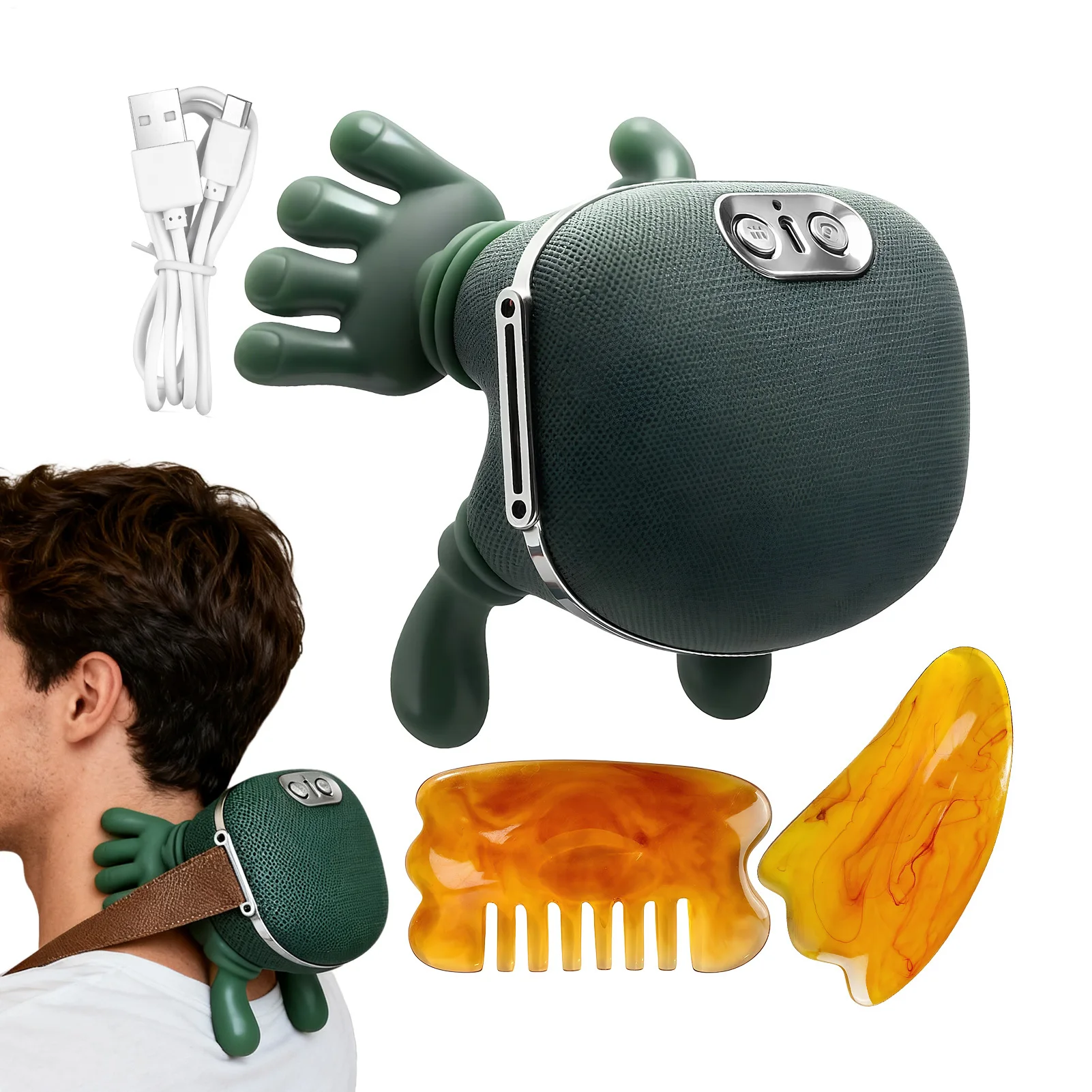 

Neck Shoulder Massager Neck Shoulder Muscle Massager Shoulder And Back Kneadingg Massage Shawl Masajeador Relax Pain Relie Tool