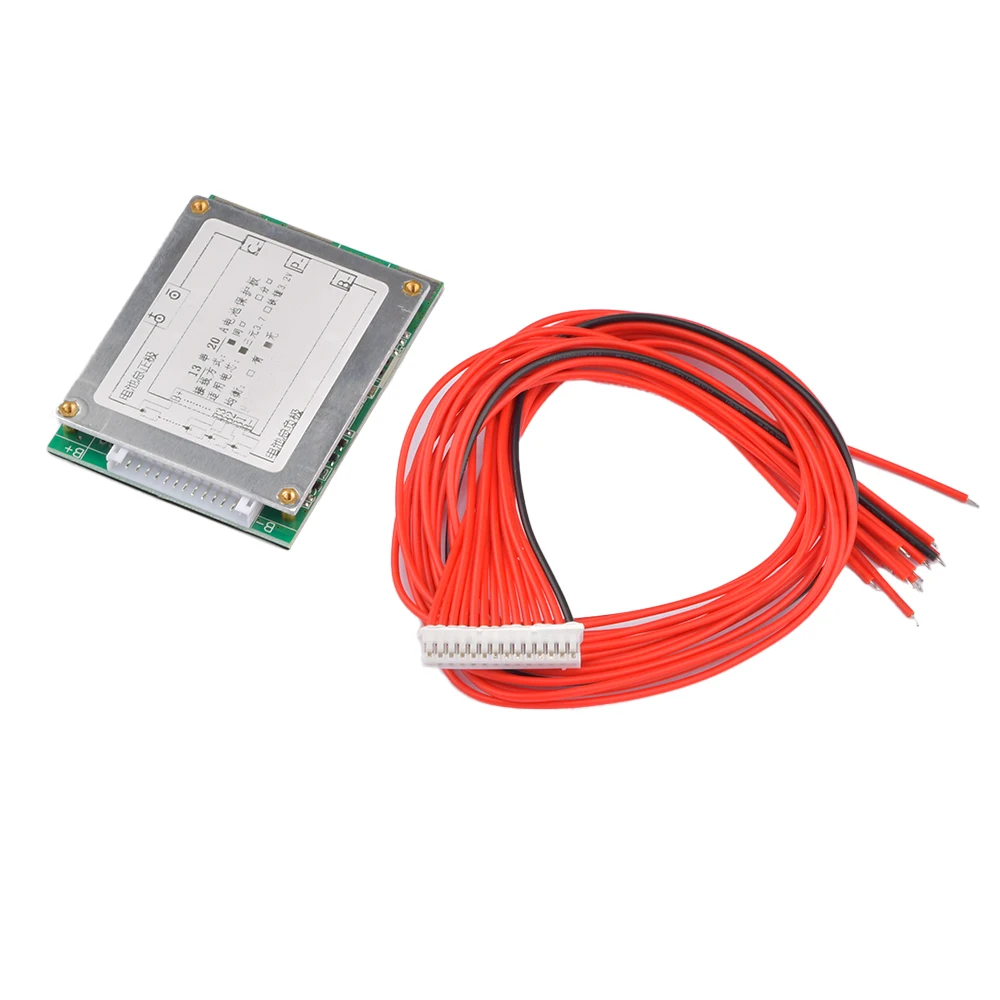 BMS 13S 48V 15A/20A Li-Ion Li-Ion Battery Pack BMS Protection PCB Board With Balanced Li-Ion Battery Charger Protection Board