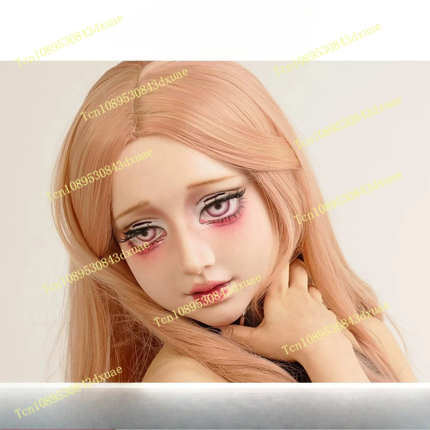 Special makeup | the nun blush head shell imitation makeup silicone headgear