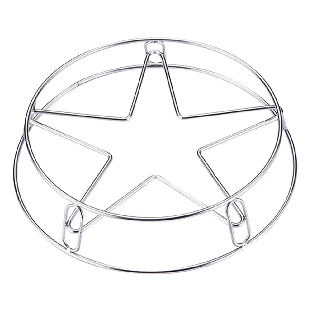 

Premium Stainless Steel Steaming Rack Household Kitchen Cooking Stand For Meat Vegetables Baking Cooling Pan Holder Heat
