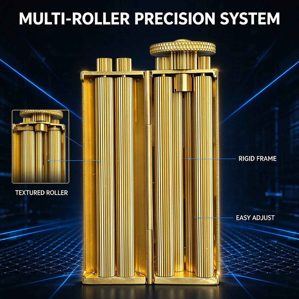 Cigarette Rolling Machine Apparatus Brass Toosl 70mm Paper Sturdy Mini Traditional Manual Smoke Making Roller Xmas New Year Gift