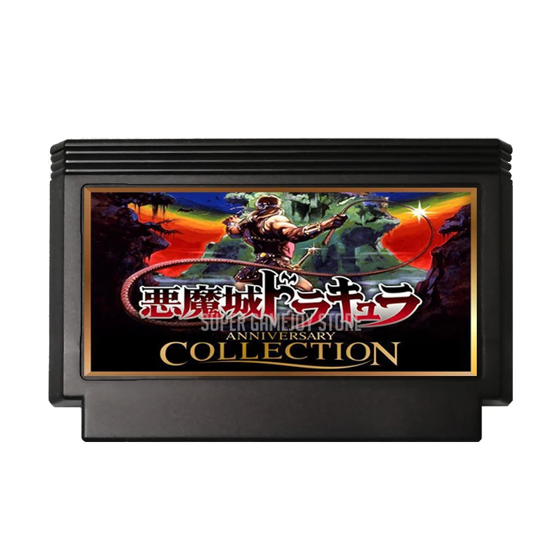 CASTLEVANIA I, II, III, V, 30TH, 1, 2, 3, 5 COLLECTION 48 in 1 Game Cartridge for FC Console 60Pins Video Game Card