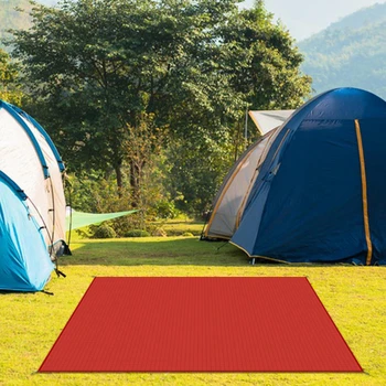 Tent Waterproof Rainproof Sunshade Hammock Shelter Camping Survival Picnic Sunshade Hiking Moisture-proof Mat Folding Beach Mat