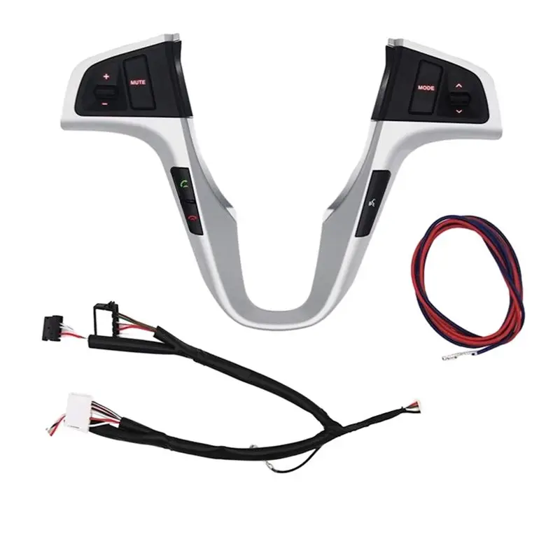 Multifunction Steering Wheel Switch With Harness For ACCENT Solaris Steering Wheel Button 96700-1R0304X A Parts