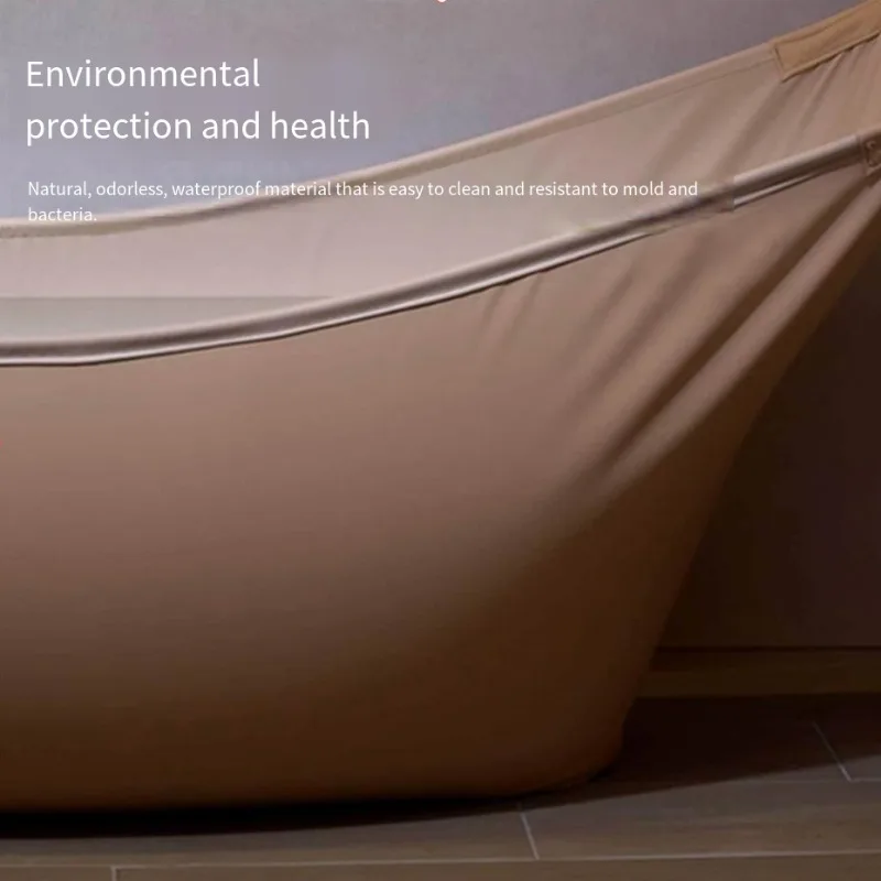 Picture 4: Foldable Bathtub for Adults, Full Body Fabric Bath Tub, Portable Folding Soaking Tub