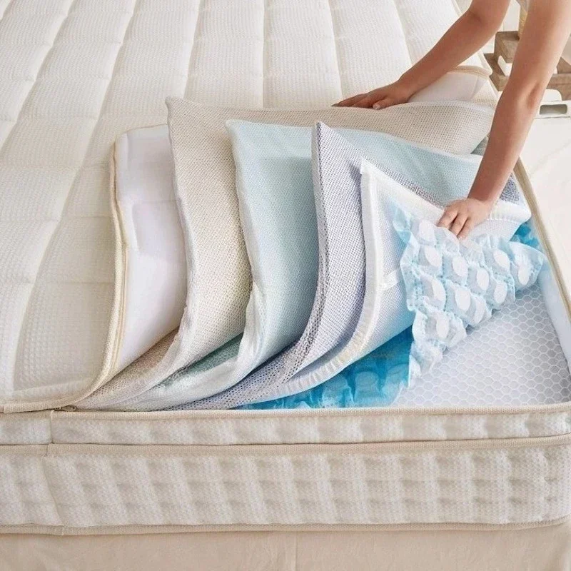 #Mattressfor 180x200 200x220 Cm Double Mattresses 0 Glue Soft And Hard Moderate Spine Protection Single Bag Spring Sleeping Mats