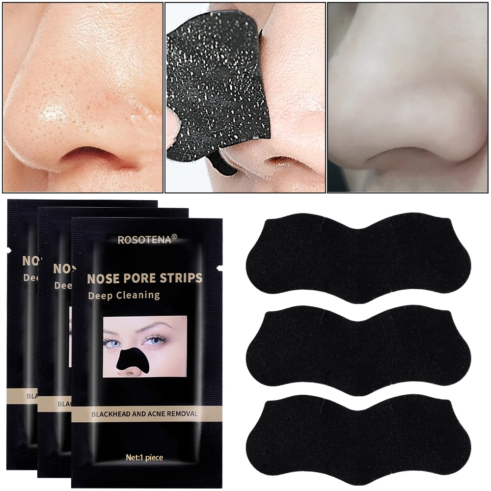 Usuń nos zaskórnika Patch Peel Shrink Pore Black Dots Deep Cleansing Blackhead Remove Mask Treatment Skin Care Unisex Strips