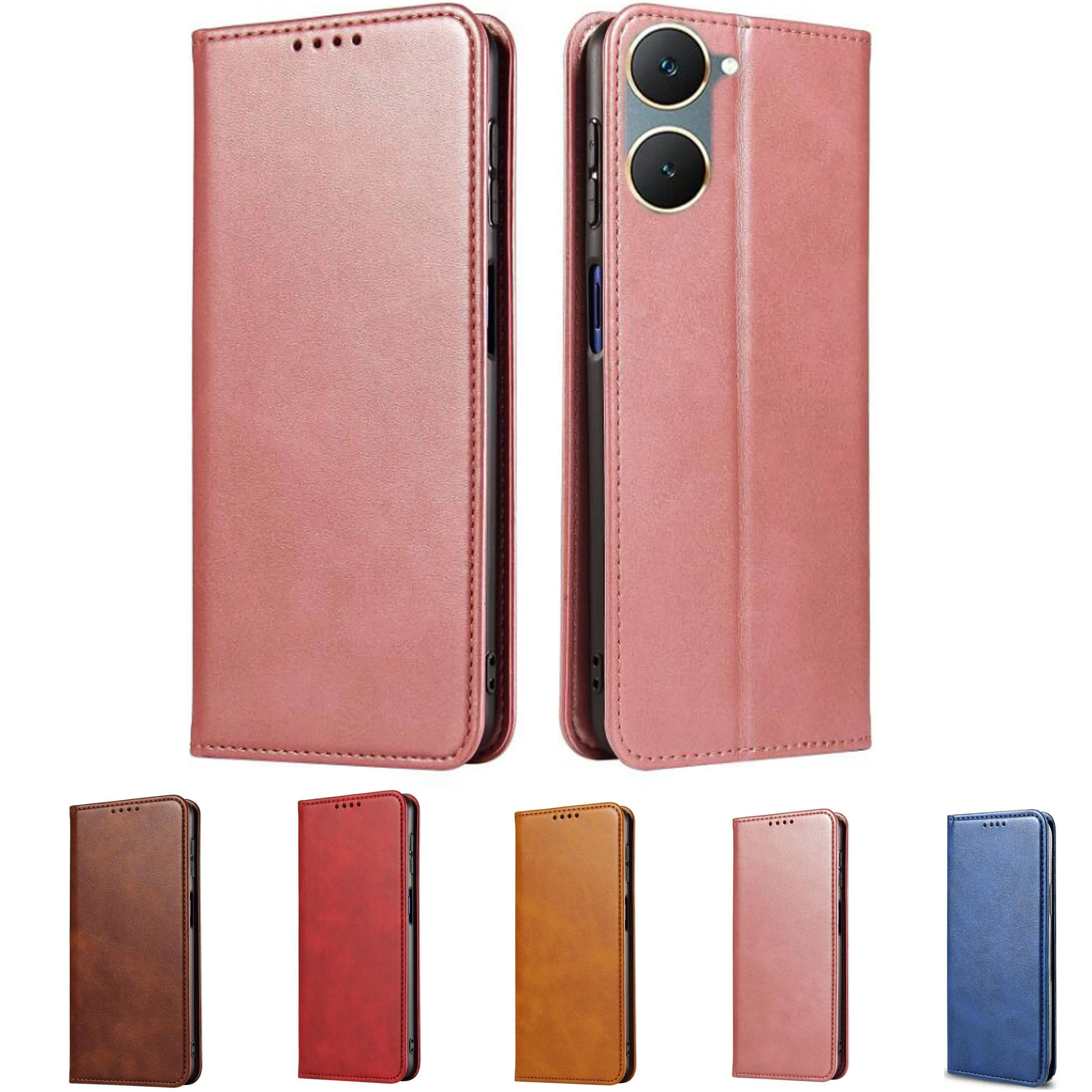 For Vivo Y03 Case Leather Wallet Flip Phone Case For Vivo Y03 VivoY03 Y 03 Cover For Vivo V2332 Case Cover Fundas Shell