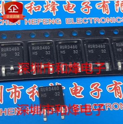 Free shipping 100PCS RURD460  TO-252 4A 600V