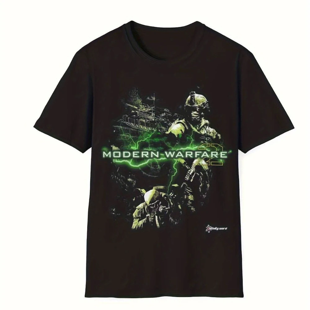 This men's Modern Combat 2 themed T-shirt made of soft cotton featuring the iconic game graphic perfect for a casual gaming look