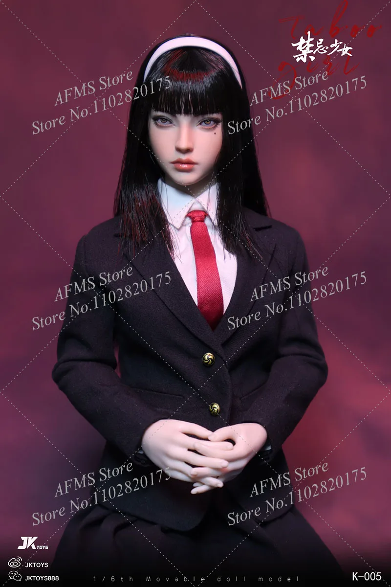 ฟิกเกอร์สะสม JKTOYS K-005 ขนาด 1/6 ตัวละครโทมิเอะ คาวากามิ น่ากลัว ชุดเต็ม 12 นิ้ว ฟิกเกอร์แอคชั่นหญิงทหาร