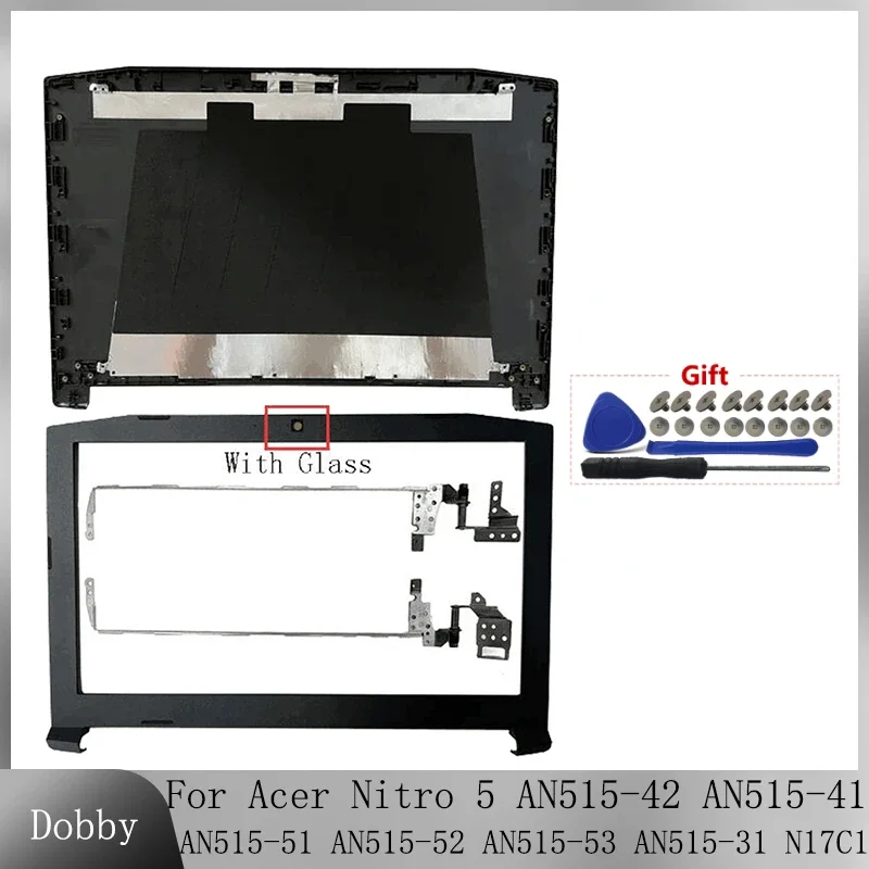 

New Original For Acer Nitro 5 AN515-42 AN515-41 AN515-51 AN515-52 AN515-53 AN515-31 N17C1 Laptop LCD Back Cover Bezel LCD Hinges