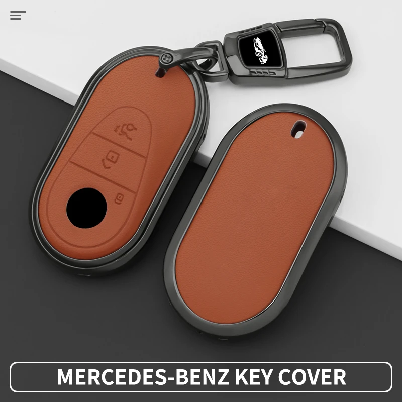 For Mercedes Benz 2022 C S Class W223 W206 S350 C260 C300 S400 S450 S500 Metal Car Key Protective Case Carcasa Funda Llave