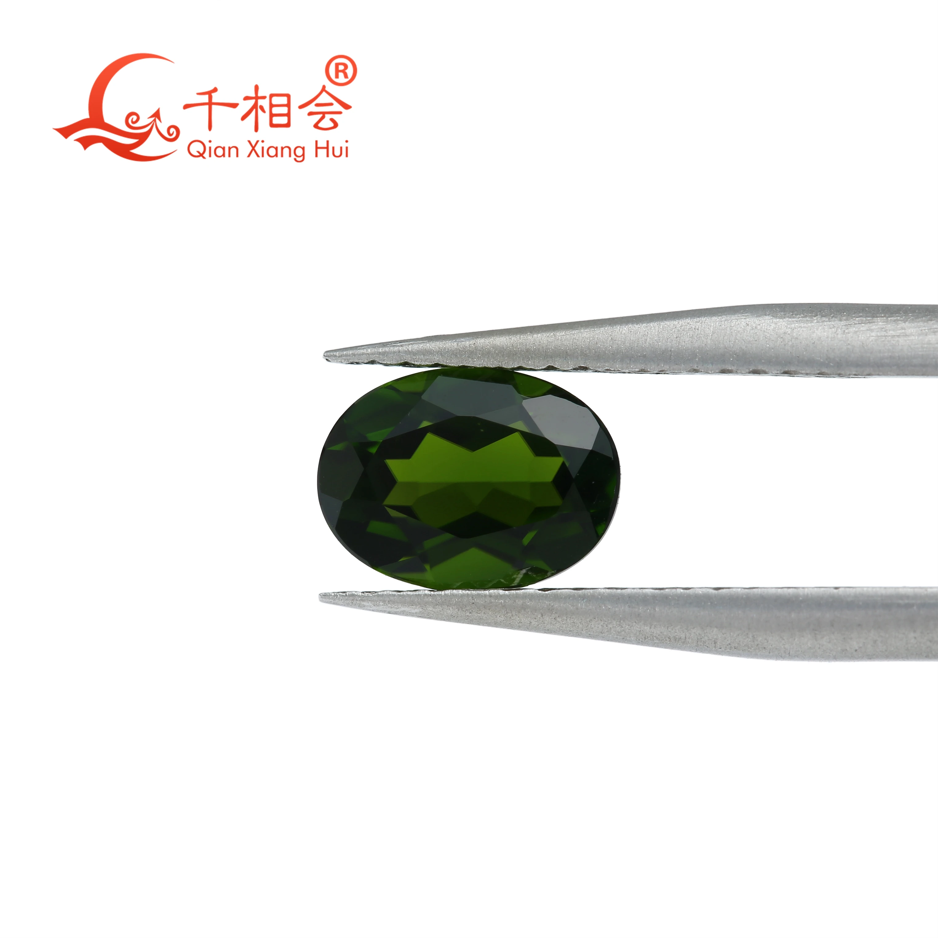 

1.36ct Natural Green Diopside Oval Shape Cut Gemstone Loose Jewelry Decoration Certified by GTC Ideal Gift