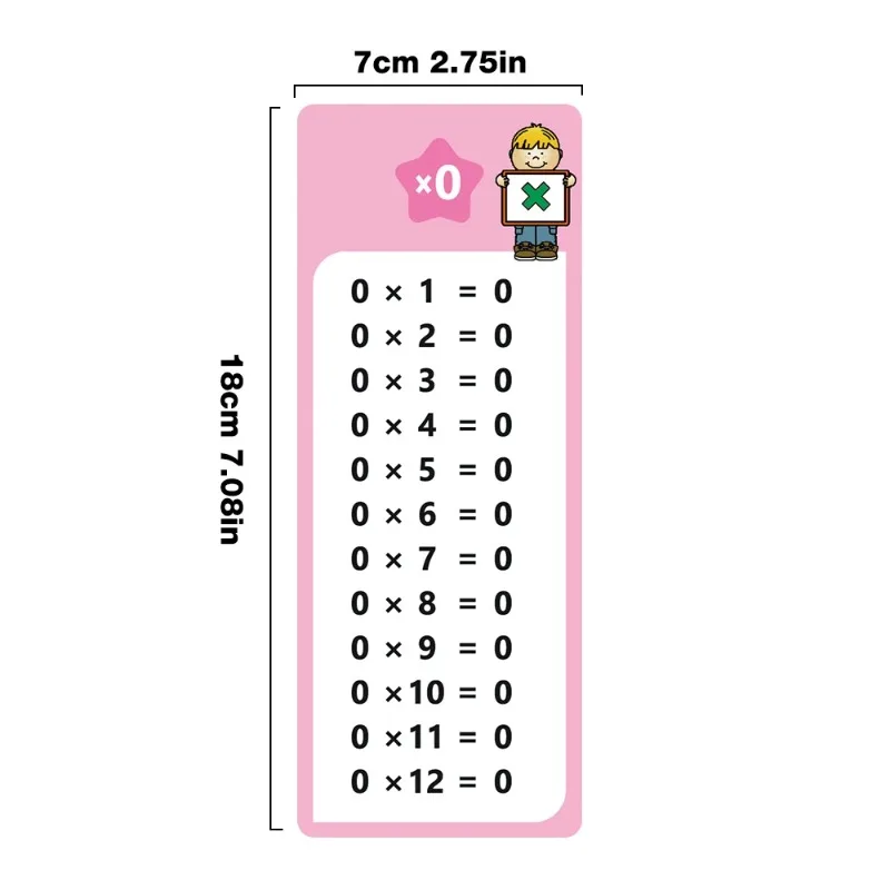 Reusable Tracing Book Pen Control 15 Pieces Math Number Flash Cards Multiplication Erasable Learning Cards Educational Science