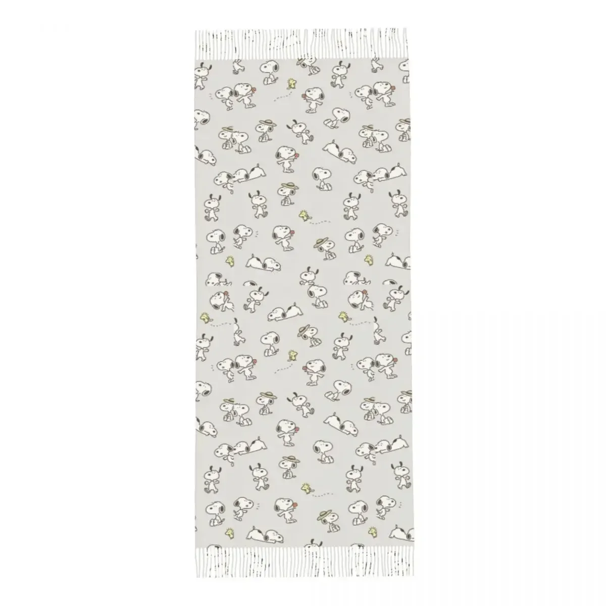 Snoopys Shawl Wraps for Women Winter Large Soft Scarf Cartoon Manga Neckerchief Shawl Scarves image 3