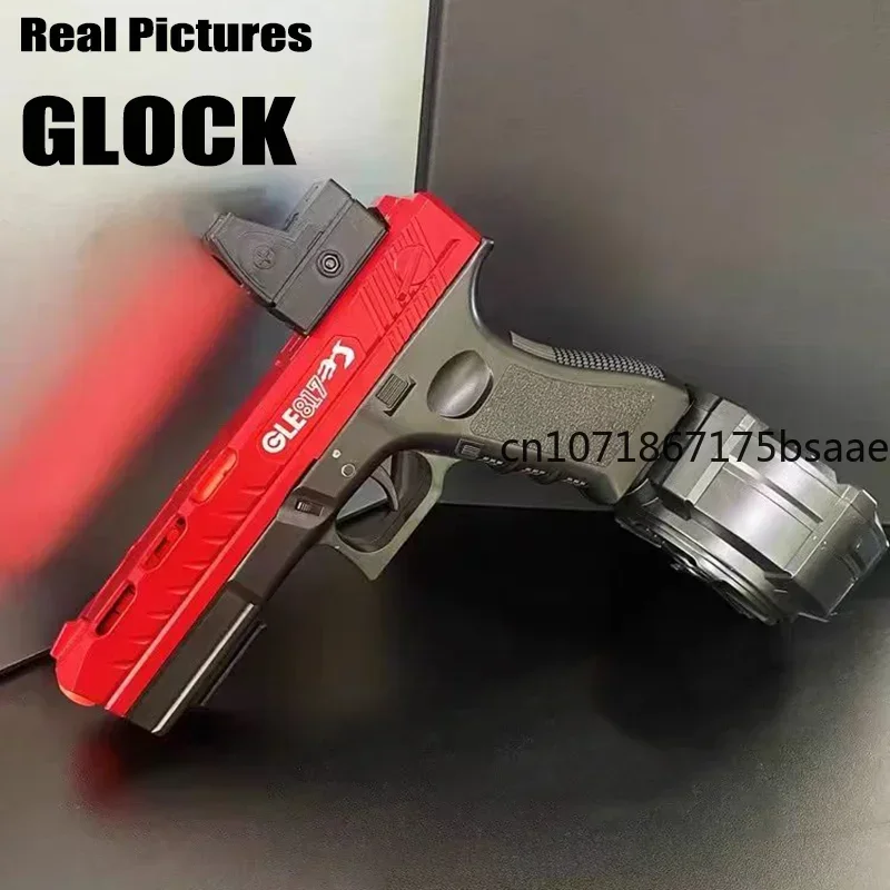 NEW G17 GIock Electric Splatter Ball Toy Gun Outdoor Activities Games Airsoft Pistol With 100000 Water Beads Boys Adults Gifts