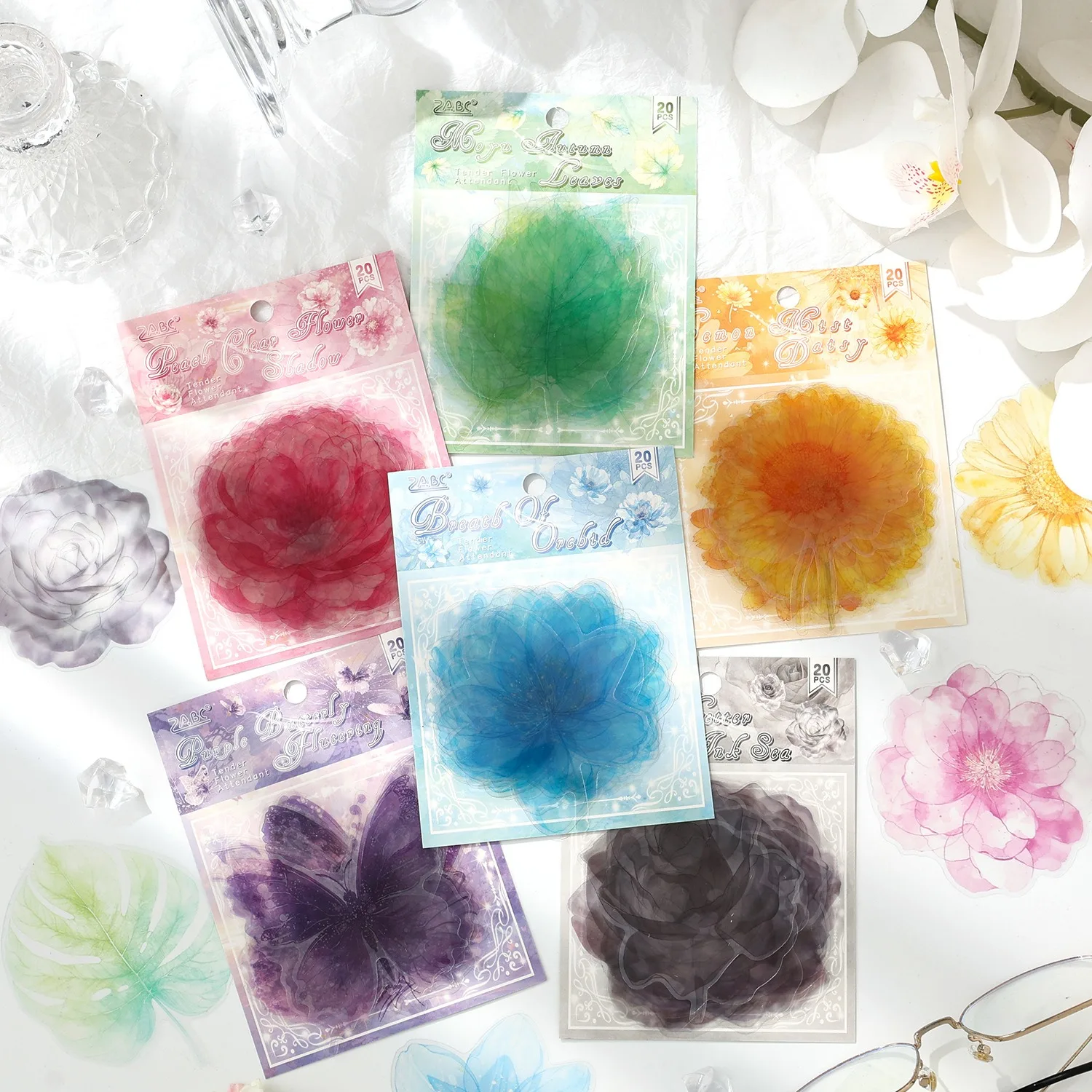 pacote-de-adesivos-pet-impermeaveis-–-adesivos-florais-delicados-para-artesanato-infantil-transfronteirico-para-diarios-e-scrapbooking-artesanal