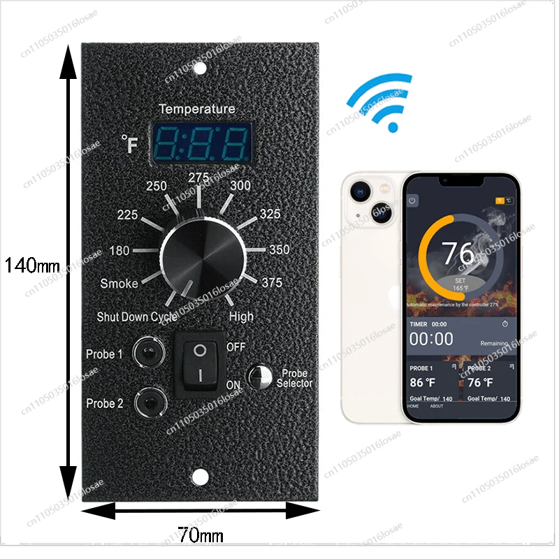 For 2025 Outdoor Pellet Grill Pid Controller with Wifi and Bluetooth for Traeger Pitboss Pellet Grill Temperature Control
