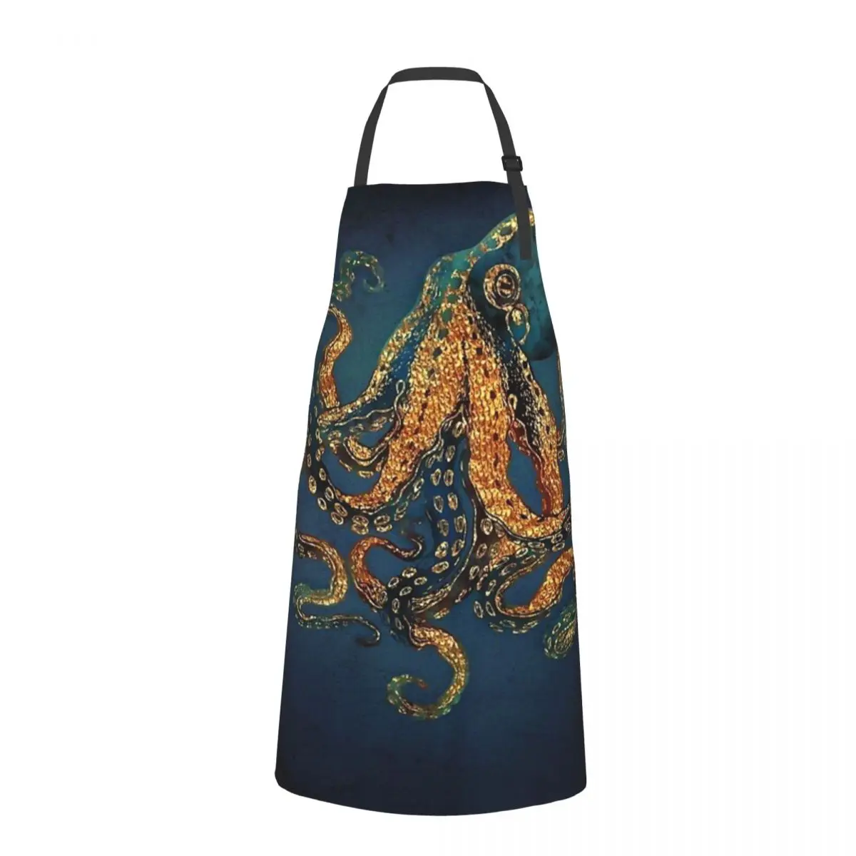 Underwater Dream IV Custom Kitchen Apron Party Cooking Apron Adult Baking Accessories Waterproof Fabric Printed Cleaning