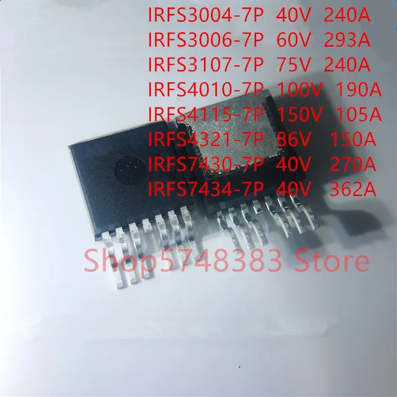 10PCS/LOT IRFS3004-7P IRFS3006-7P IRFS3107-7P IRFS4010-7P IRFS4115-7P IRFS4321-7P IRFS7430-7P IRFS7434-7P TO263-7