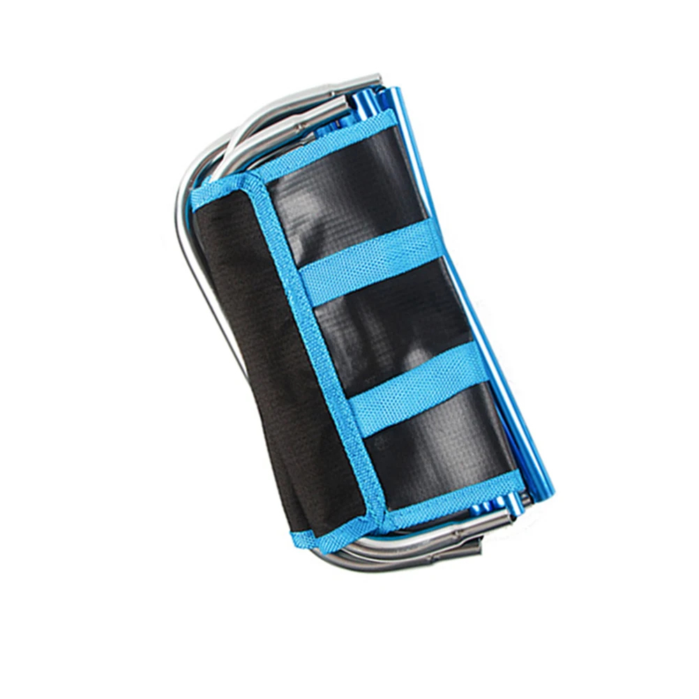 

Outdoor Aluminum Alloy Folding Stool Lightweight Portable Chair Camping Fishing Beach Travel Bbq Folding Stool
