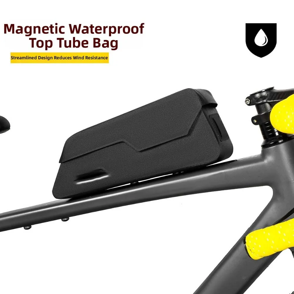 

1pcs Bicycle Magnetic Bag Top Tube Bag Waterproof Large Capacity Cycling Accessories Bicycle Bag Parts