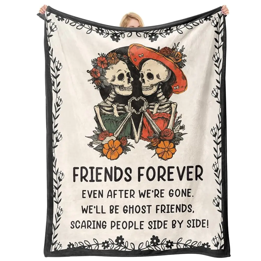 

Galentines Day Friend Gifts for Women Best Friend Blanket Best Friend Birthday Gifts for Women Bestie BFF Soul Sister Graduat