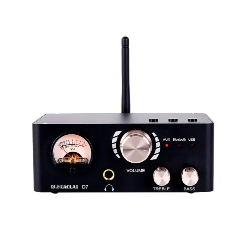 D7 home fever high-power HiFi computer amplifier Bluetooth USB flash drive lossless playback Amp high and low adjustment