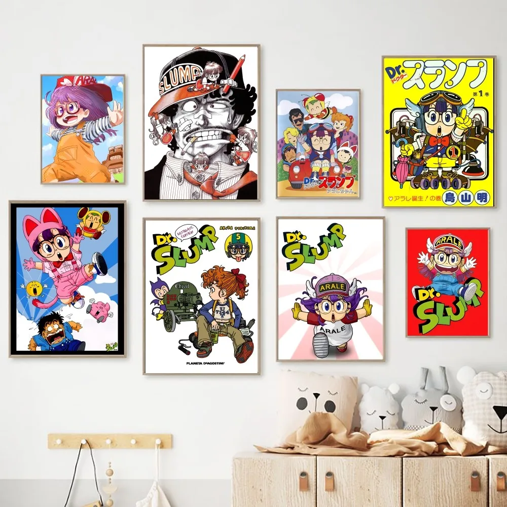 Coon Dr Slump Arale Poster Kraft Club Bar Paper Vintage Poster Wall Art Painting Bedroom Study Stickers