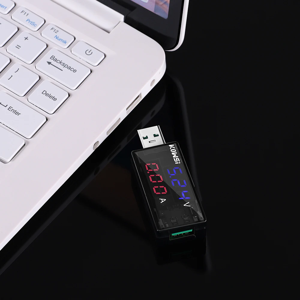 Doppio USB corrente tensione di carica rilevatore Tester batteria voltmetro amperometro caricatore medico per Tester batteria elettronica