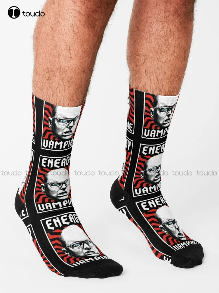 More Energy!!!...Rage Red What We Do In The Shadows Vampire Socks Womens Black Socks Comfortable Best Girls Sports Funny Gift