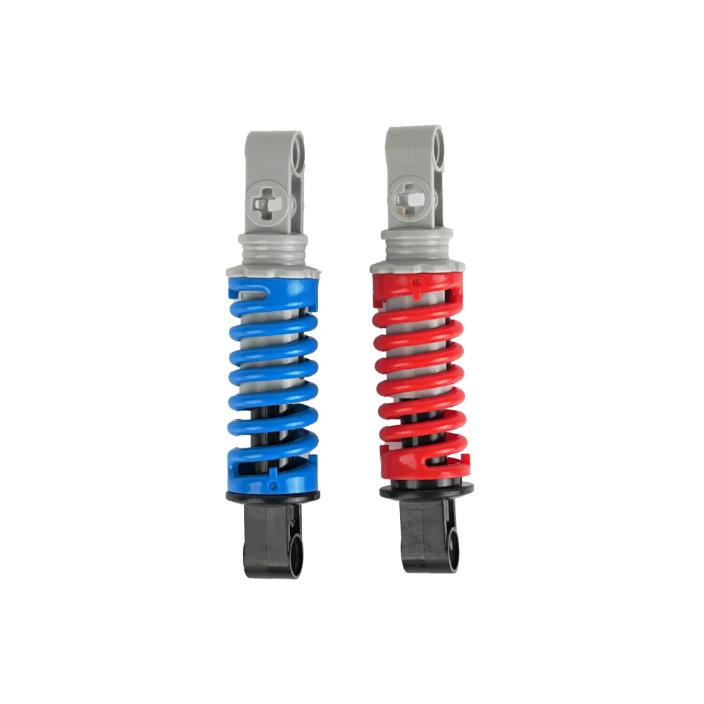 4 pçs 9l amortecedor azul/vermelho primavera 79717c01 79717c02 peças técnicas para moc buidling blocos sp3 rr1000 modelo carro tijolos