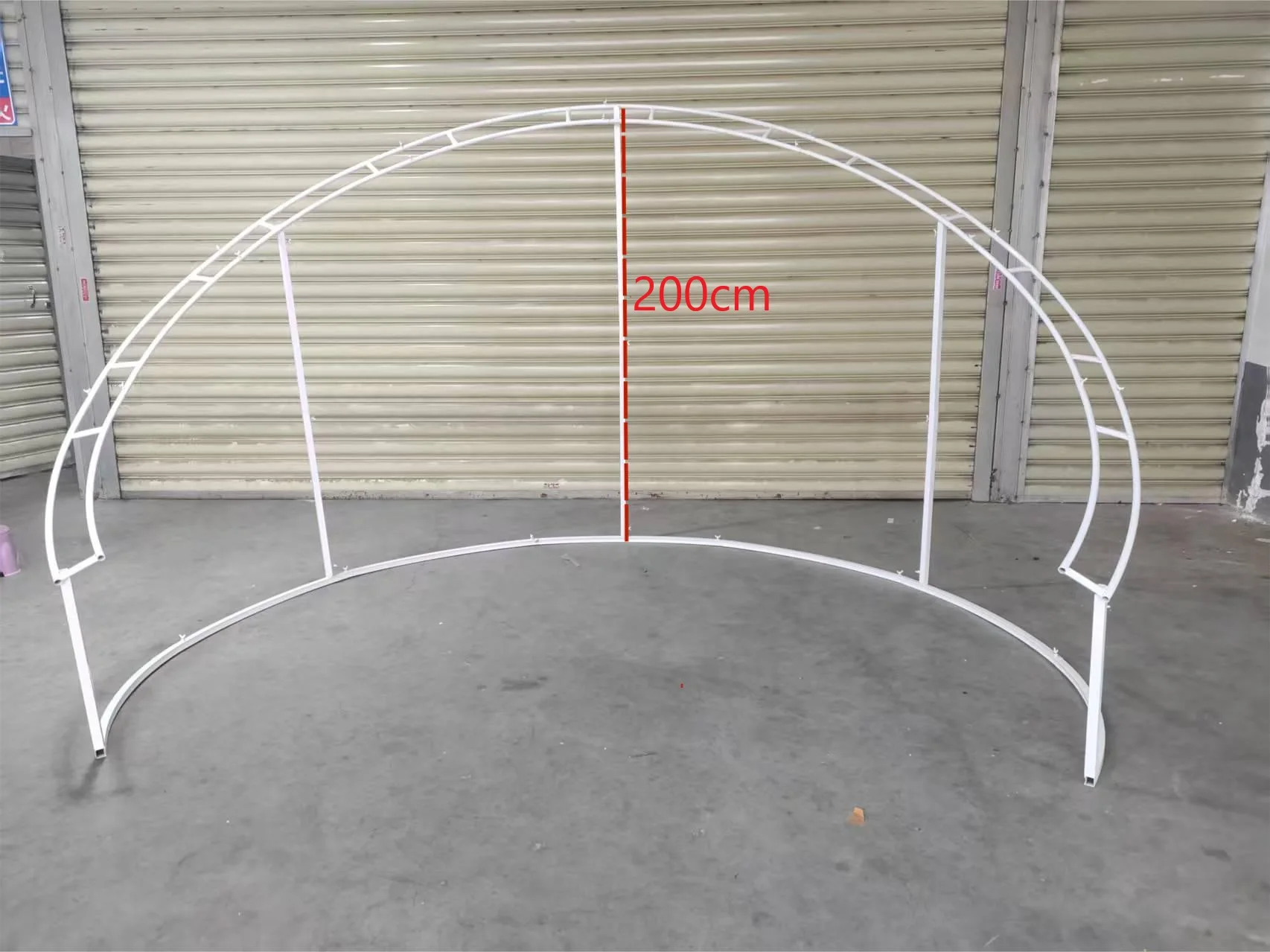 Hochzeitsdekorationen, gebogener Hintergrund, gewölbter Blumenhintergrund, Metallständer für Hochzeitshintergrund – Detail 1
