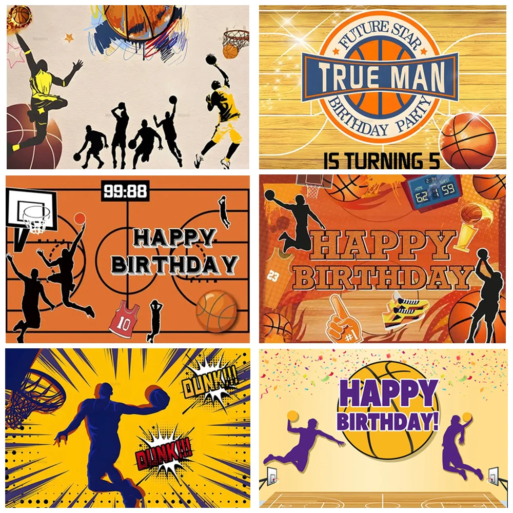 

Basketball Theme Playground Animated Characters Decorative Painting Bedroom Party Festival Prop Motion Background Cloth