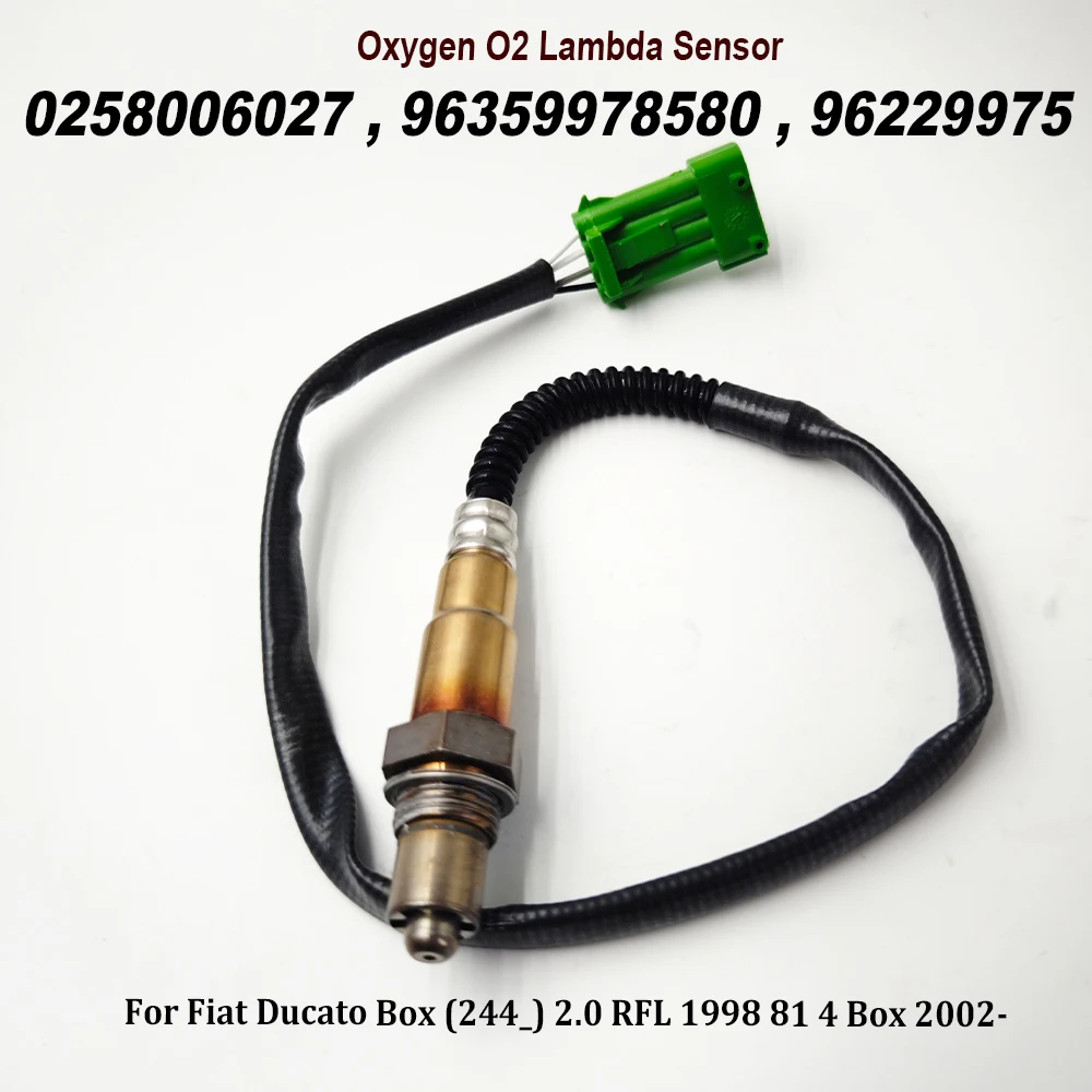 0258006027 96359978580 96229975 Oxygen Sensor For Citroen Berlingo C2 C3 C5 C6 C8 Fiat Ducato Peugeot 106 Renault High Quality