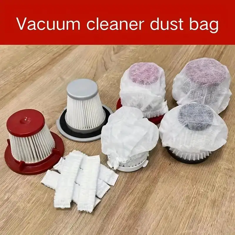 50pcs/100pcs, Disposable Vacuum Cleaner Filter Element, Universal Non-Woven Fabric Filter Accessories For Vacuum Cleaner