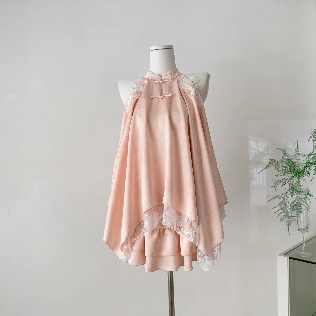 

Women's 2025 Summer New Three-dimensional Flower Design Dress Sets Trendy Feminine Irregular Lace Splicing Pullover Tops Skirts