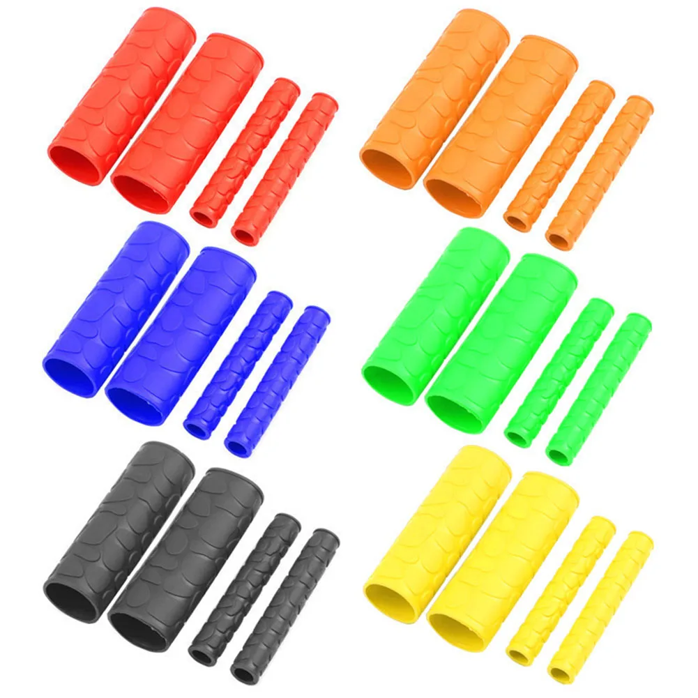 Four-Piece Set Soft Rubber Grip Reliable Materials Wear-Resistant Grip Motorcycle Customization For Most Motorcycles