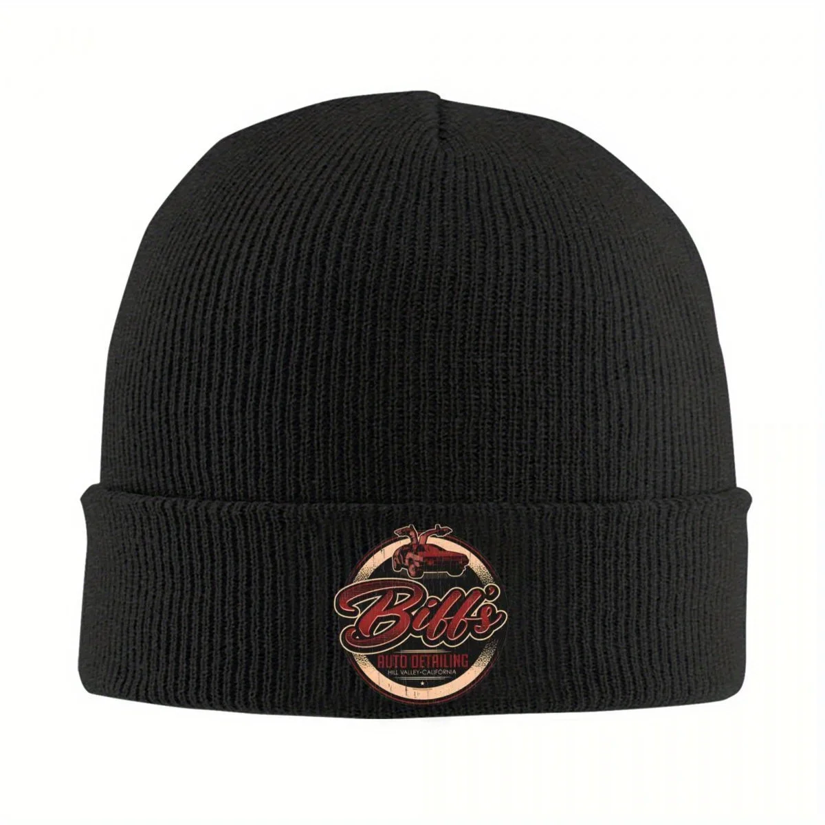 2026 New New Biff's Auto Detailing Back To The Future Knit Hat Beanies Autumn Winter Hat Warm Hip-hop Movie Caps Men Women Gift