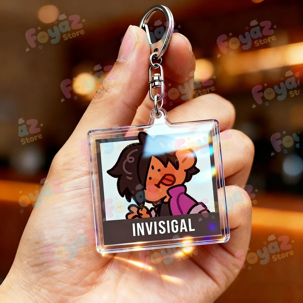 Dispatch Keychain for Accessories Blonde Blazer Flambae Robert Waterboy Sonar Invisigal Keyring Jewelry Gaming Fans Gifts