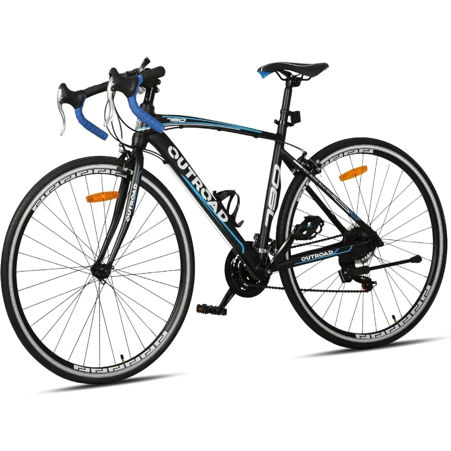 700C Lightweight Aluminum Road Bike for Urban Commuting and Leisure Riding