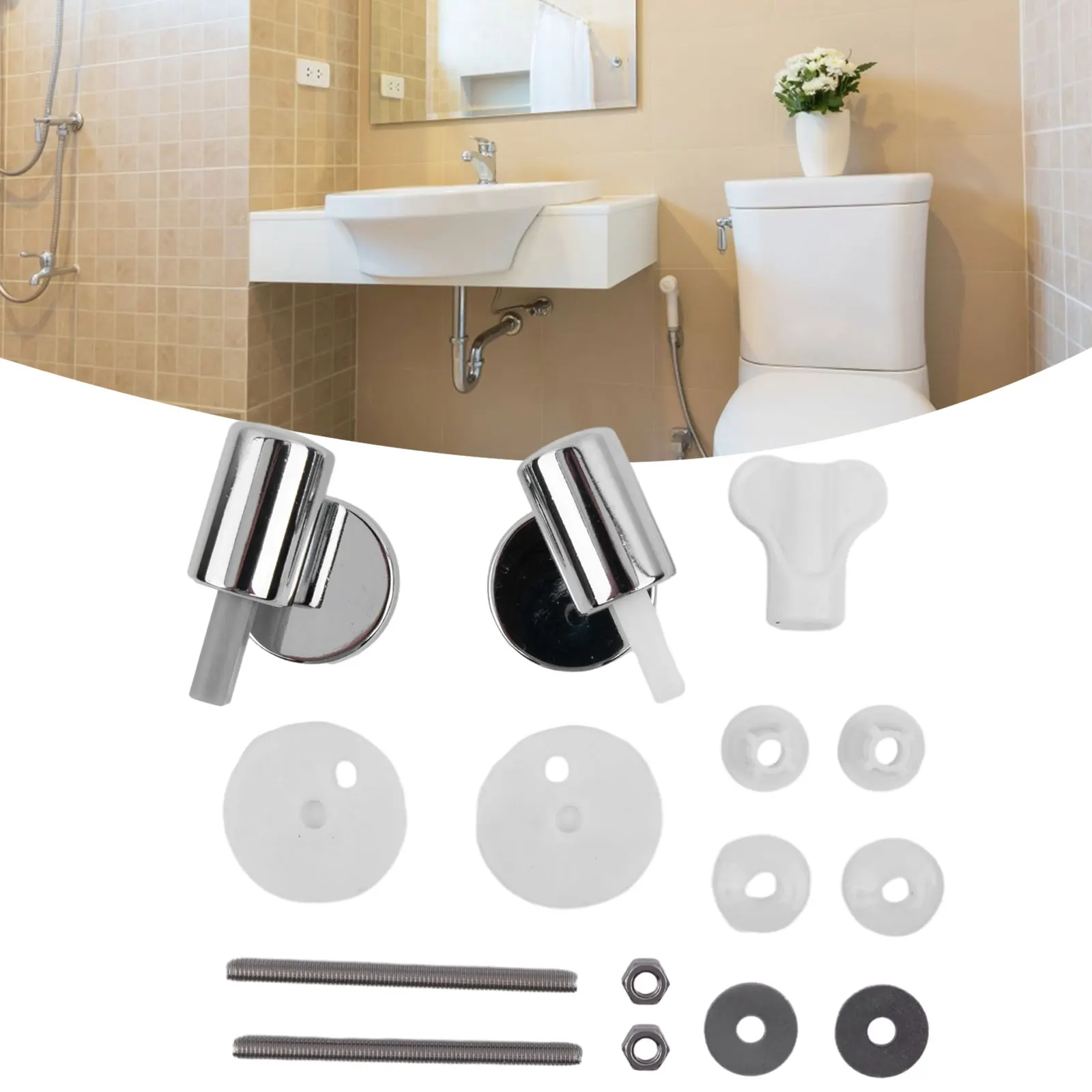 Toilet Soft Close Hinges Replacement Set Slowly Lowering Zinc Alloy Hinge Intelligent Bathroom Toilet Cover Accessories