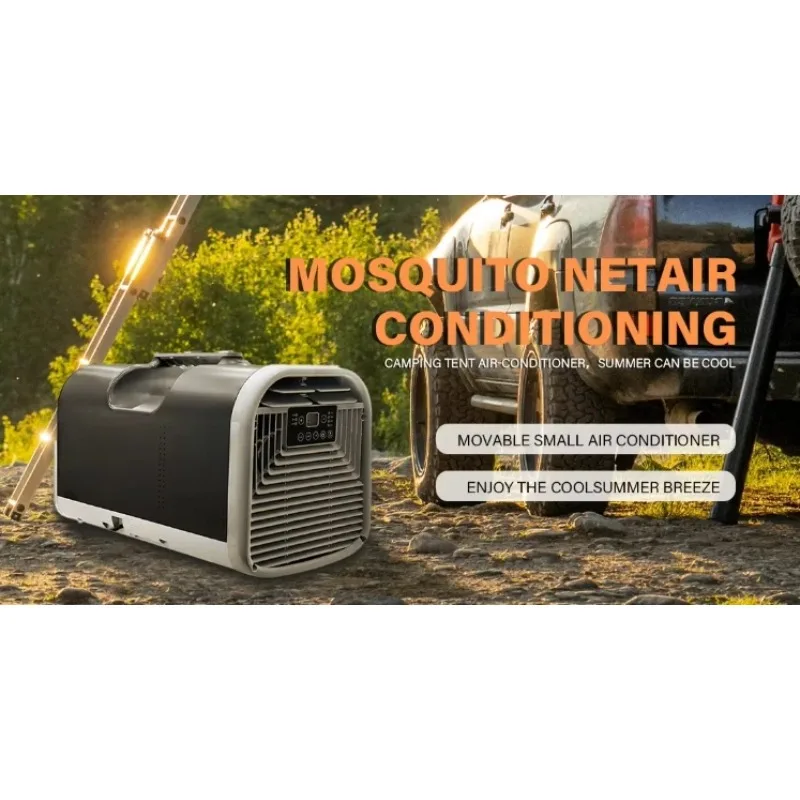 1500W 220V 240V Mobile Air Conditioner Tent Camping Air Conditioner Outdoor AC Mini Portable Air Conditioner
