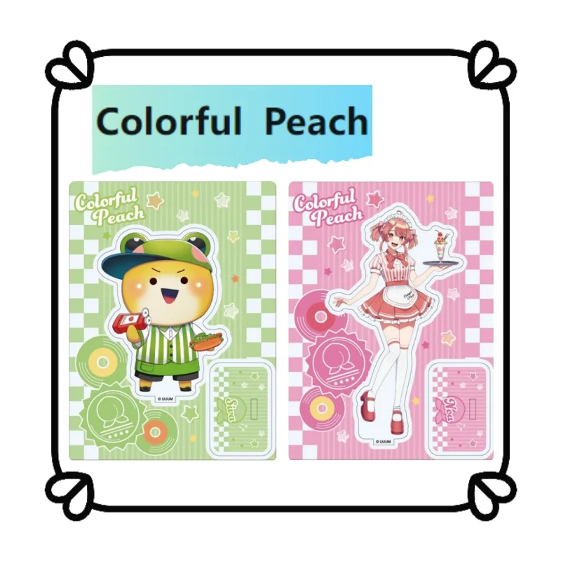Unlimited Anime Gift Store Colorful Peach Japapa Noa Yuan-kun Tattsun Acrylic HD Characters Stand Desktop Decor Gifts About 15cm