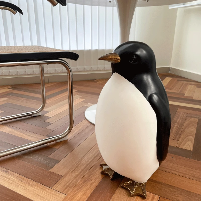 

Penguin floor-to-ceiling large storage ornament Nordic cute pet cute living room bedroom home housewarming new home gift