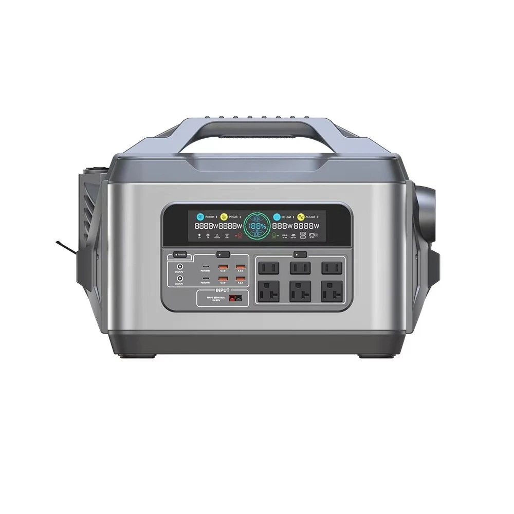 2000W 2220Wh Waterproof Portable Power Station Outdoor Camping Solar Generator