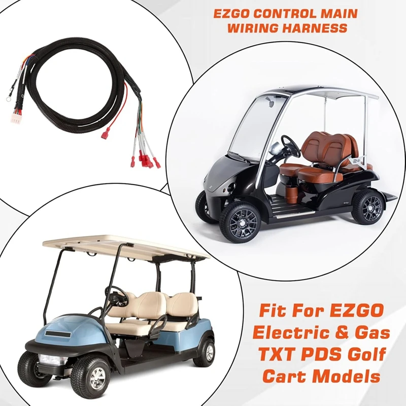 عربة جولف التحكم الأسلاك تسخير 74324-G01 74324-G02 ل 36 فولت EZGO الكهربائية TXT PDS تحكم الأسلاك الرئيسية تسخير