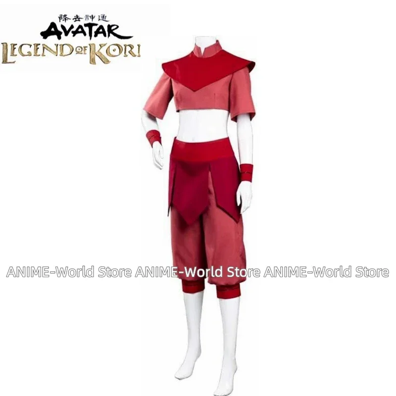 《Custom Made》Women's Avatar Ty Lee Women Kungfu Wear Suit Cosplay Costume Uniform Wig