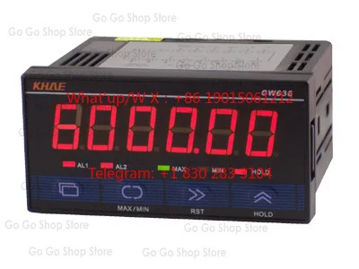Product  GW636 pulse meter/counter/tachometer/line speedometer/frequency meter/RS485 communication MODBUS protocol